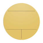 Secr�taire mural multifonctionnel jaune et blanc pill - emko