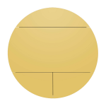 Secr�taire mural multifonctionnel jaune et noir pill - emko
