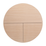 Secr�taire mural en placage de cerisiser clair pill - emko