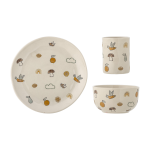 Service de table agnes gr�s blanc - bloomingville mini