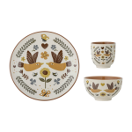 Service de table bryn nature stoneware - bloomingville mini