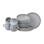 Service de vaisselle petit - d�jeuner pour 4 en gr�s bleu paula - bloomingville