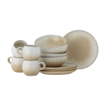 Service de vaisselle petit - d�jeuner pour 4 en gr�s nature paula - bloomingville