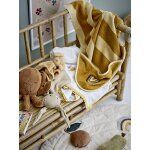 Serviette agnes coton marron oeko - tex� - bloomingville mini