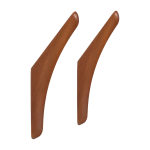 Set de 2 porte - manteaux en acajou massif pi - ethnicraft accessories
