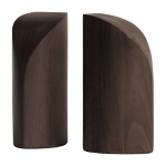 Set de 2 serre - livres en acajou massif fonc� pi - ethnicraft accessories