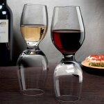 Set de 2�verres � vin rouge ou blanc - nude glass