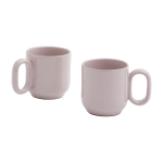 Set de deux tasses en terre cuite rose barro - hay