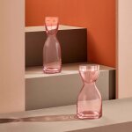 Set d'eau de nuit m. & mme short dusty rose - nude glass