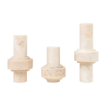 Set de trois vases en onyx naturel mat 13cm - versmissen