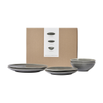 Set de vaisselle pour deux en gr�s gris nordic rain - broste copenhagen