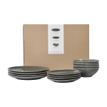 Set de vaisselle pour quatre en gr�s nordic rain - broste copenhagen