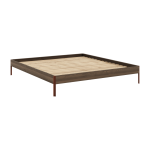 Sommier en acier terra red et pin carob brown 180x200cm core - karup design