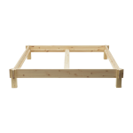 Sommier en bois de pin 200 x 160 cm notch - normann copenhagen