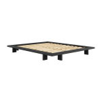 Sommier en bois de pin black night 160x200 cm japan - karup design