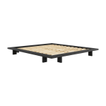 Sommier en bois de pin black night 180x200 cm japan - karup design