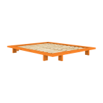 Sommier en bois de pin solar orange 180x200 cm japan - karup design