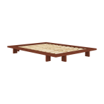 Sommier en bois de pin terra red 140 x 200 cm japan - karup design
