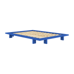 Sommier en bois de pin vivid blue 140 x 200 cm japan - karup design