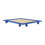 Sommier en bois de pin vivid blue 160 x 200 cm japan - karup design