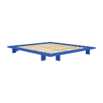 Sommier en bois de pin vivid blue 180 x 200 cm japan - karup design