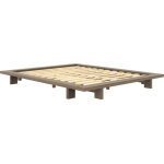 Sommier carob brown 160 x 200 cm japan - karup design