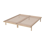 Sommier en ch�ne pigment� blanc 180 x 200 cm elton - bolia