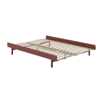 Sommier extensible en acier rose avec lattes 140cm - moebe