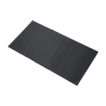 Sous main pour bureau mural compact en cuir noir 74x40cm - serax
