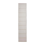 Store bateau carlina beige clair et bourdon noir - madura