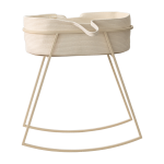 Structure de berceau en acier beige cashew 77x44x80cm korsina - metallbude