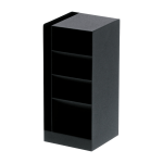 Support de stylo en acier noir - yamazaki