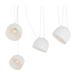Suspension en acier blanc popo 4l - custom form