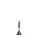 Suspension en acier gris et verre 21, 6x54cm pyl - petite friture