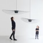 Suspension en acier noir 140cm vertigo - petite friture