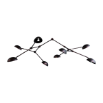 Suspension en acier noir 85x120x158cm drop chandelier - 101 copenhagen
