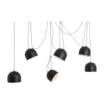 Suspension en acier noir popo 6 - custom form