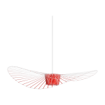Suspension en acier vermillon 110cm vertigo - petite friture