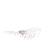Suspension en acier vermillon 140cm vertigo nova - petite friture