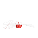 Suspension en acier vermillon 140cm vertigo - petite friture