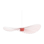 Suspension en acier vermillon 200cm vertigo - petite friture