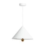 Suspension en aluminium blanche 50 cm cherry - petite friture