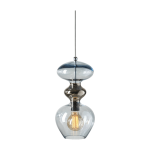 Suspension argent�e bleu platine m futura - ebb & flow