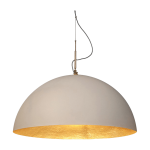 Suspension blanche et dor�e mezza luna - in - es. artdesign
