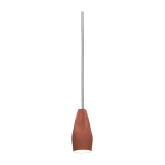Suspension en c�ramique terracotta et blanc 11, 5x26cm pleat box 13 - marset