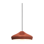 Suspension en c�ramique terracotta et blanc 16x34cm pleat box 36 - marset