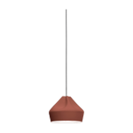Suspension en c�ramique terracotta et blanc 18x21cm pleat box 24 - marset