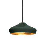 Suspension en c�ramique verte et dor� 16x34cm pleat box 36 - marset