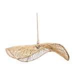 Suspension chapeau - naturelle - l - bazar bizar