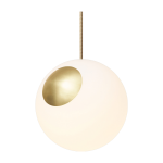 Suspension d�tail dor� c�ble beige bright spot - nordic tales